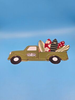 Ron Jon Surf Shop Vintage Truck Design Surf Decor 10"×6"